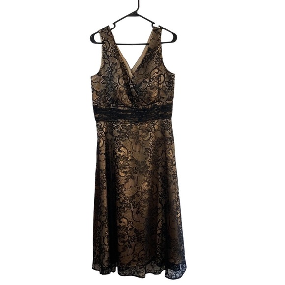 Nwt Coldwater Crk Blk Lace Dress - Picture 4 of 6